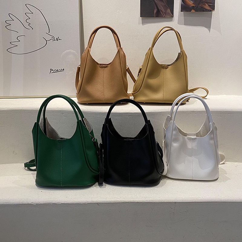 Túi đeo chéo IELGY màu trơn dễ phối đồ thời trang trẻ trung dành cho nữ