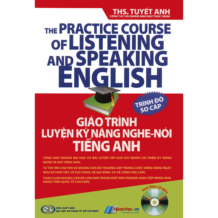 Sách - Giáo trình luyện kỹ năng nghe - nói tiếng Anh - trình độ sơ cấp (kèm CD)