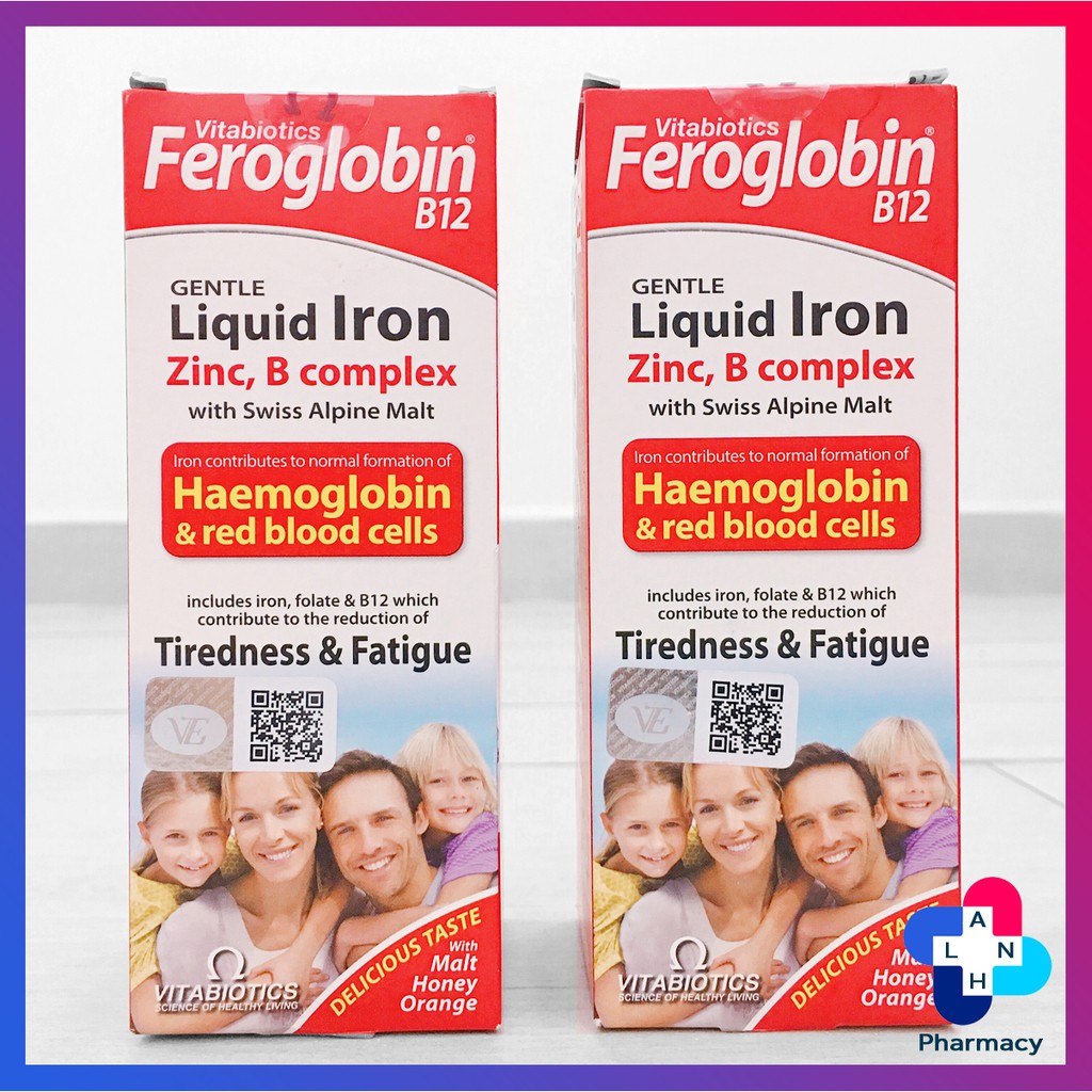 FEROGLOBIN Liquid (Sirô) - Bổ máu toàn diện, mệt mỏi tiêu tan.