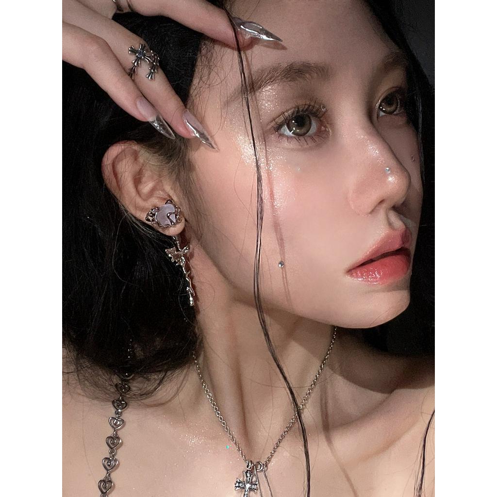 Hoa Tai Hình Hoa Hồng Phong Cách Hàn Quốc Thời Trang Cho Nữ