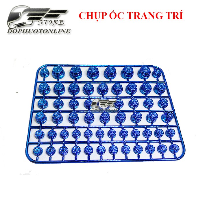 Chụp Ốc Trang Trí Xe Máy Nhựa ABS Bền Đẹp &lt;TOPGEAR&gt;