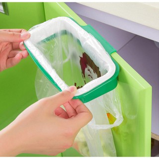 Combo 2 khung kẹp giỏ đựng rác treo tủ bếp nx1244