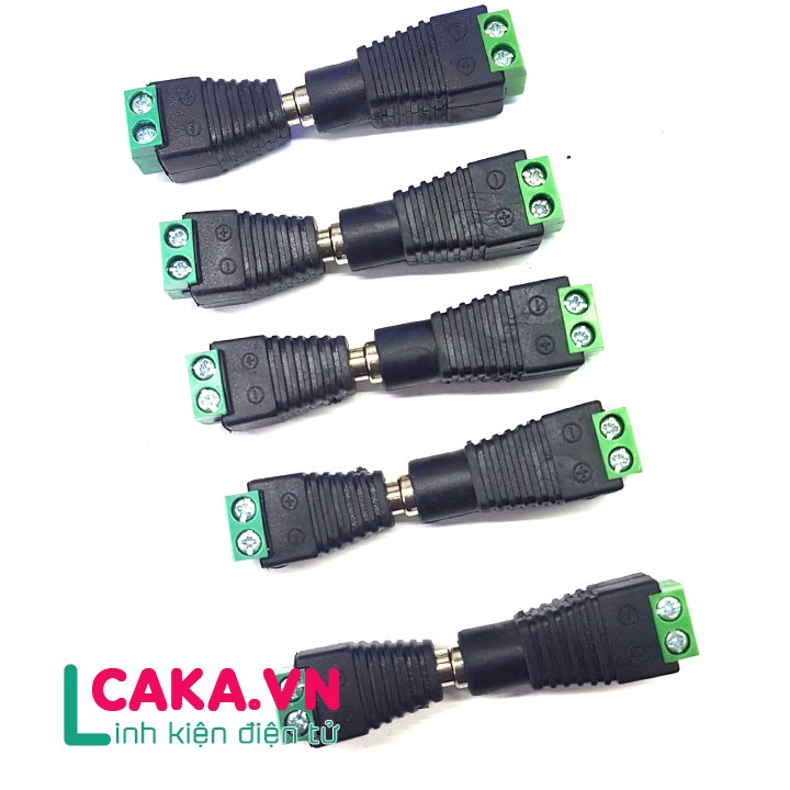 Jack DC nối nguồn Đực/cái