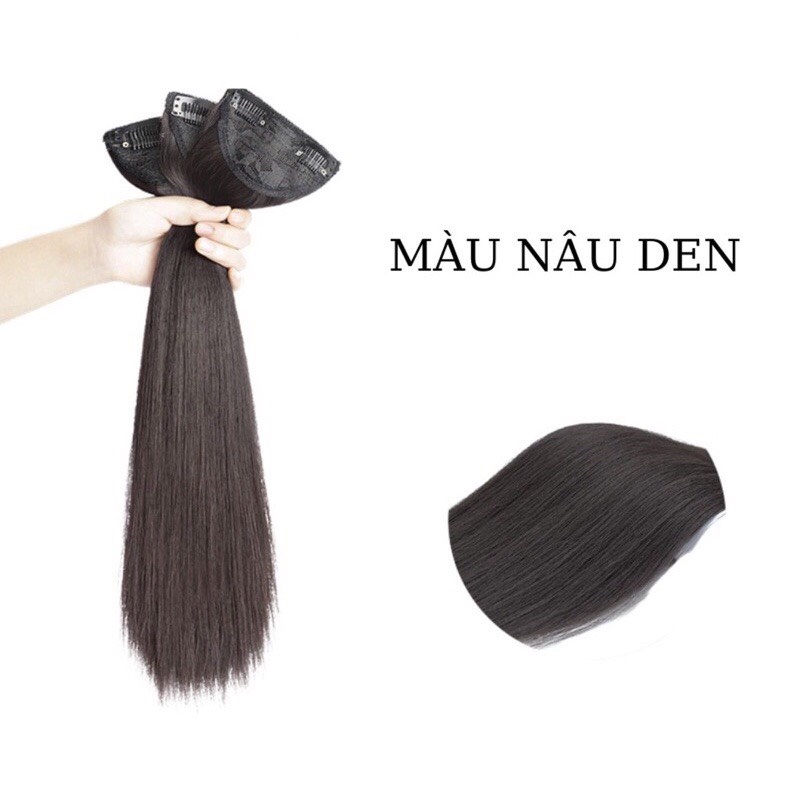 Set 3 kẹp dải thẳng dài hàng cao cấp giúp phồng và dày tóc