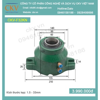 Bộ gá kẹp khí nén CKV-F32KN 1.5 - 33mm Loại thường thumbnail