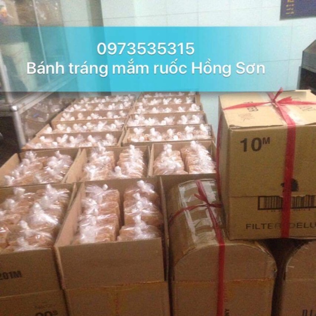 Combo 12b bánh tráng mắm ruốc