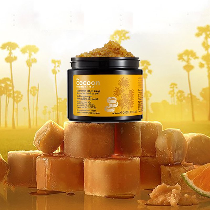 Tẩy Tế Bào Chết cơ thể đường thốt nốt An Giang Cocoon 200ml