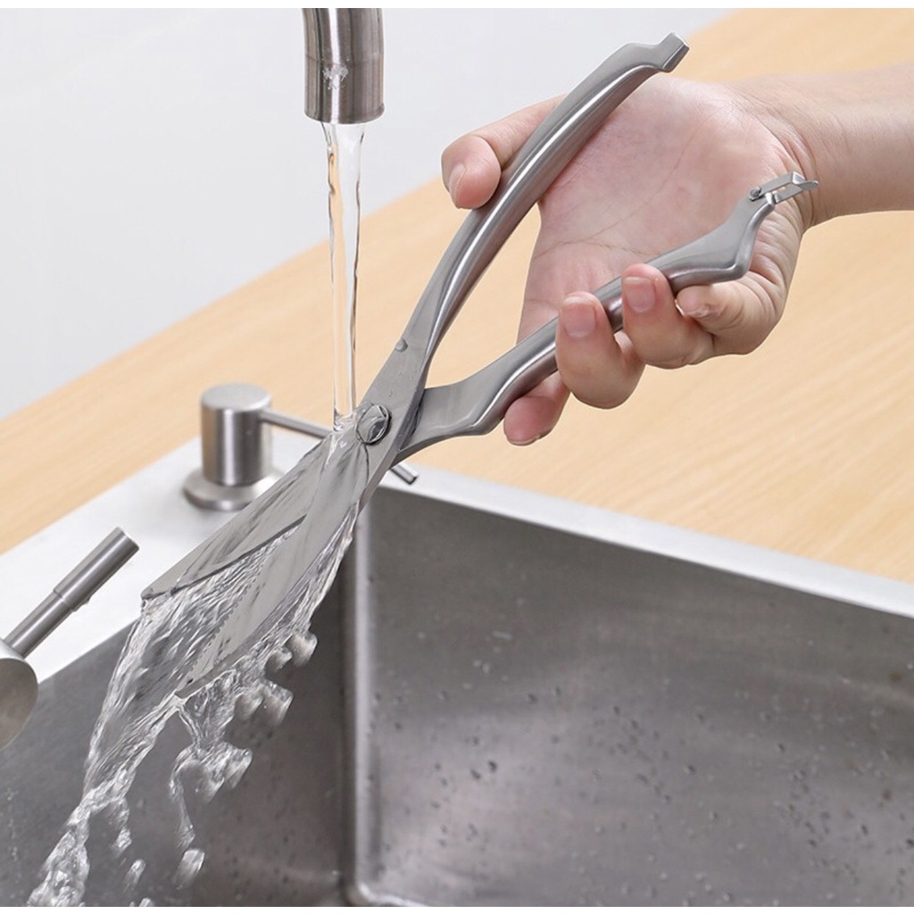 Kéo Cắt Gà Vịt Inox Cao Cấp Siêu Sắc Bén