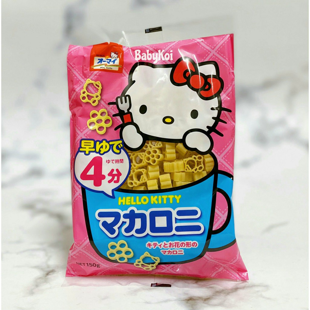 Nui Hello Kitty Nhật Bản dành cho bé ăn dặm 150gr - HSD 07/2024