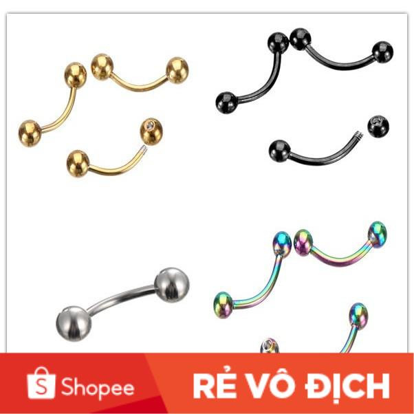 Combo 10 khuyên chân mày cơ bản