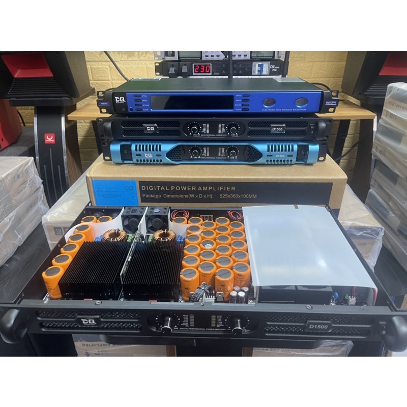 Cục đẩy ClassD DQacoutics D1500 công suất lớn