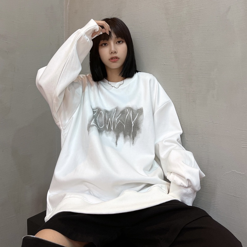 NRVP Áo Hoodie Thiết Kế Đơn Giản Thời Trang Hàn Quốc Cho Nữ