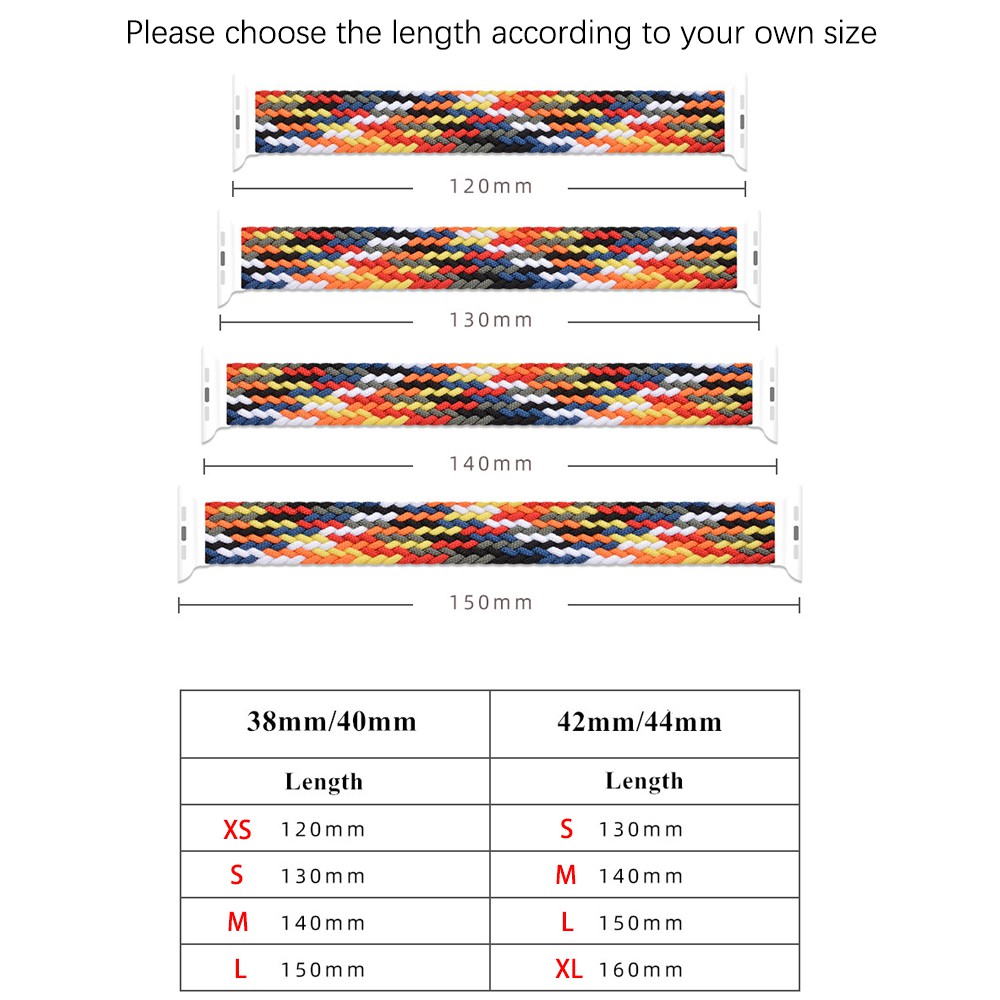 Dây Đeo Nylon Cho Đồng Hồ Thông Minh iWatch 45mm 41mm 44mm 40mm 38mm 42mm Iwatch Series 7 6 Se 5 4 3 2 1