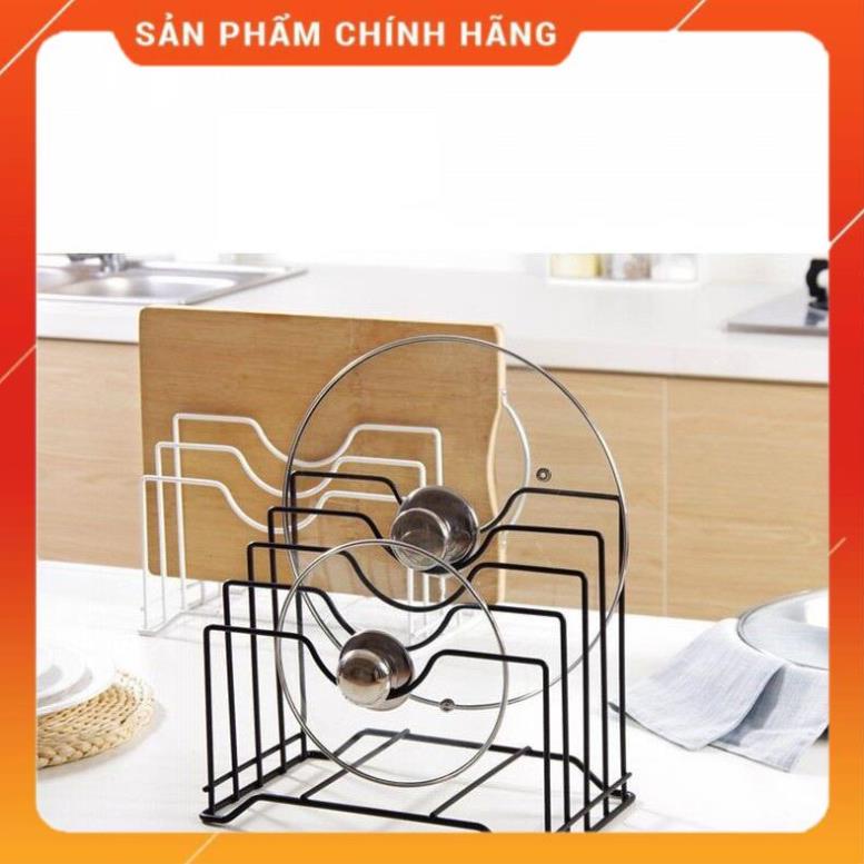 Giá Để Dao Thớt, Cài Vung Xoong Nồi 4 Ngăn Sơn Tĩnh Điện