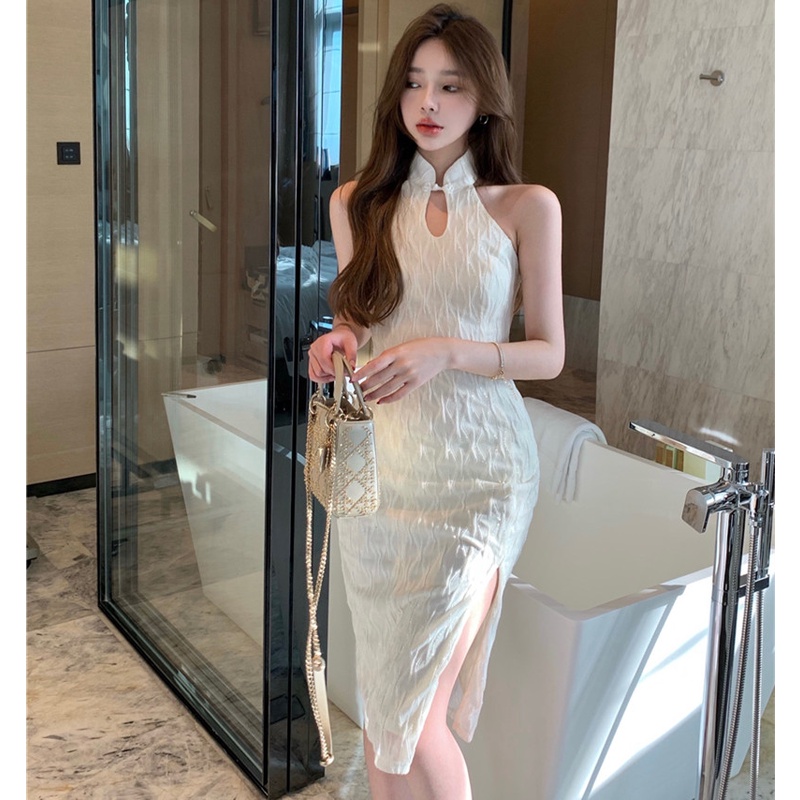 Đầm Midi Sát Nách Thiết Kế Xẻ Hợp Thời Trang