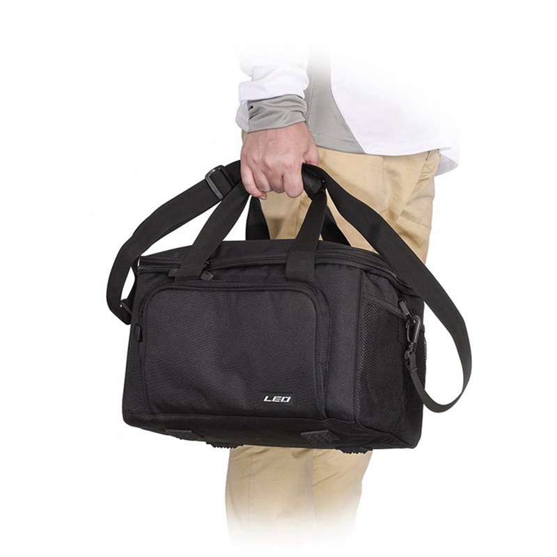 LEO Outdoor Fishing Bag Waterproof Oxford Cloth Waist Shoulder Messenger Fishing Tackle Reel Lure Camera Storage Bag A