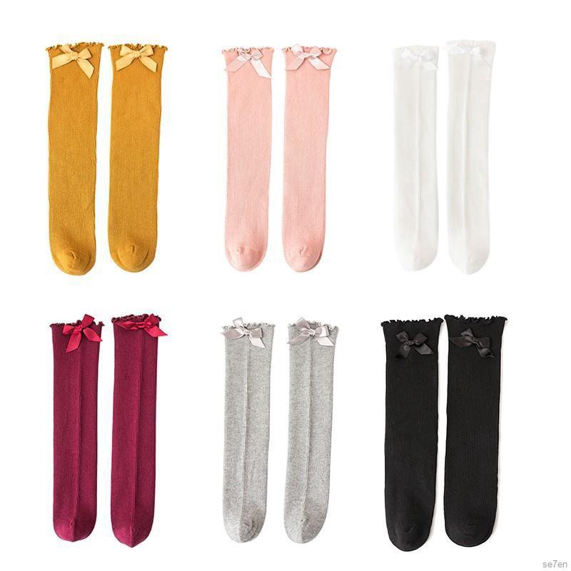 Đôi vớ đính nơ dễ thương đáng yêu dành cho bé gái