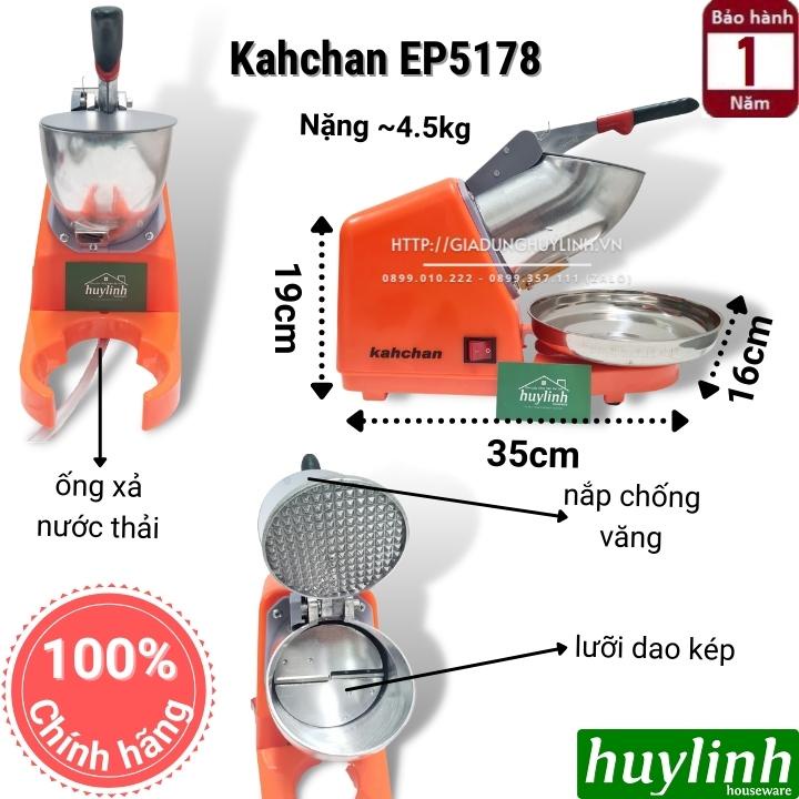 [Mã ELHAMS5 giảm 6% đơn 300K] Máy bào đá tuyết Kahchan EP5178 - 2 lưỡi - 300W