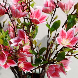 Hoa Mộc Lan Giả Lụa Mô Phỏng Thật Tự Nhiên Dài 87cm