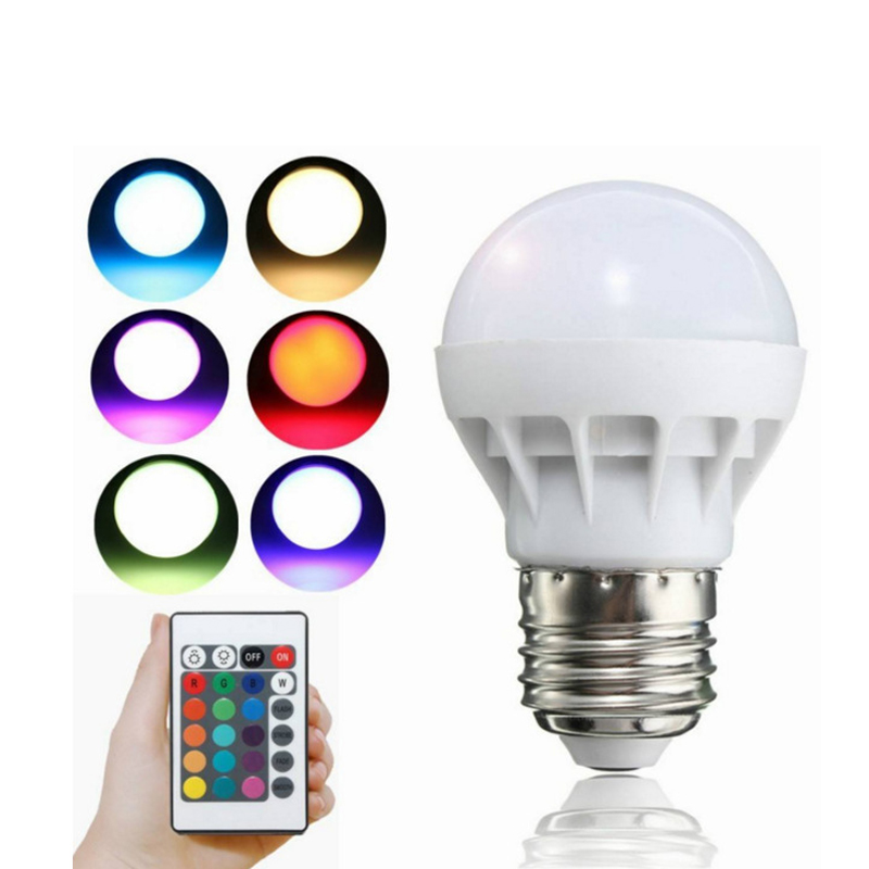 Bóng Đèn Led E27 Rgb Chống Thấm Nước Trang Trí Sân Vườn / Phòng Ngủ / Quán Bar