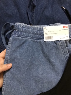 Quần short bò cạp chun