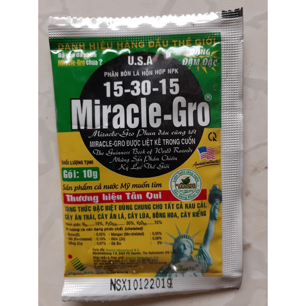Phân bón lá Miracle - Gro
