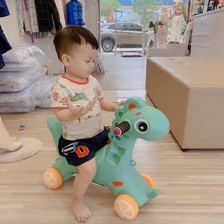 NGỰA BẬP BÊNH 2in1 CHO BÉ
