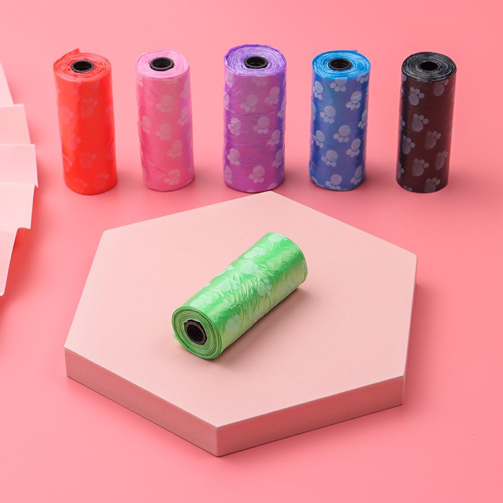 Cuộn Túi Đựng Phân Thú Cưng Màu Sắc Hỗn Hợp Tiện Dụng