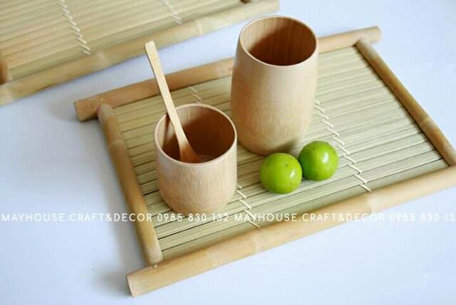 Khay tre bưng bê, đựng ấm chén hoặc trang trí