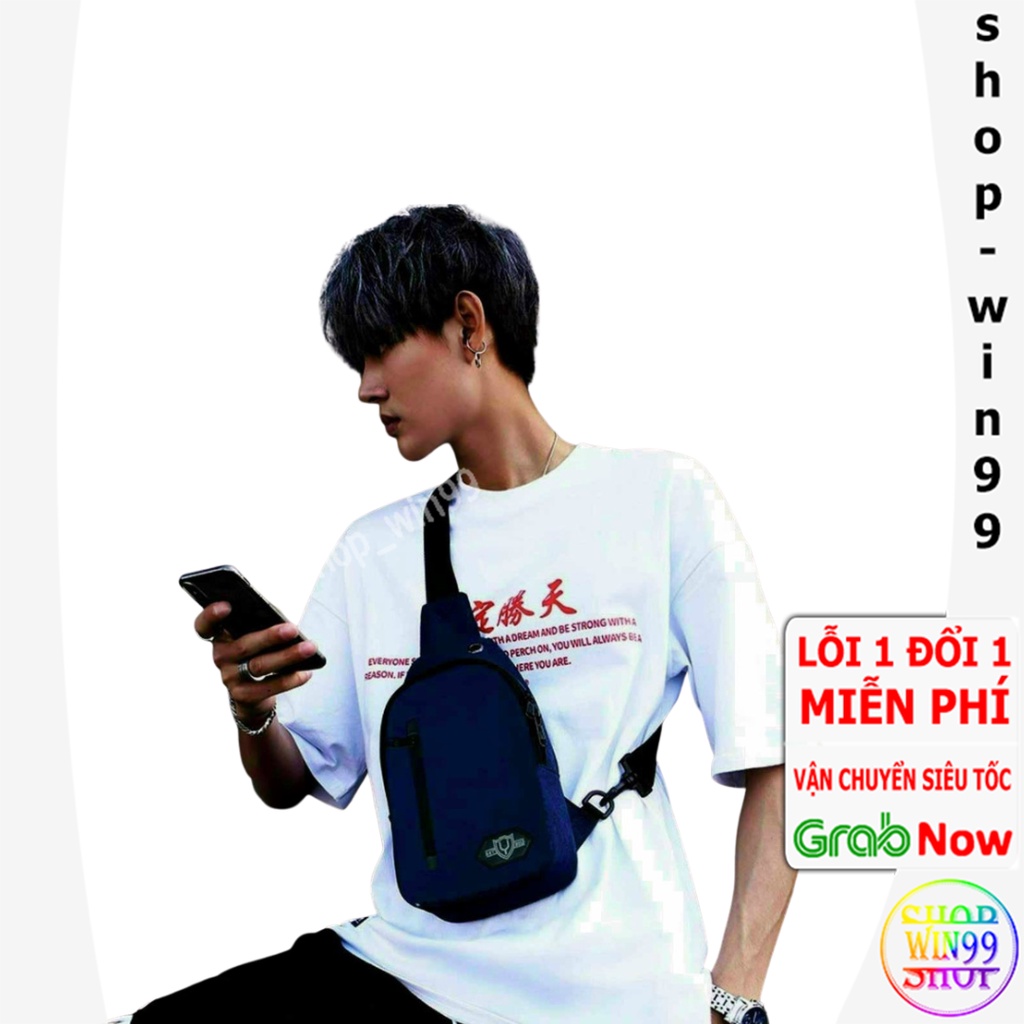 Túi Đeo Chéo Canvas Cỡ Lớn Thời Trang Hàn Quốc Học Sinh Sinh Viên vải kaki bố mềm đựng vừa vở