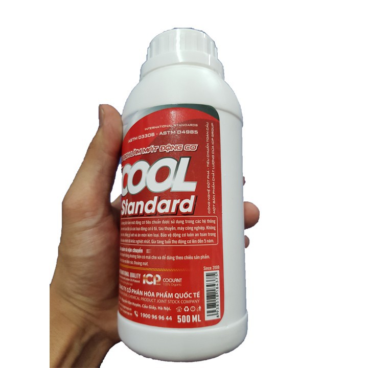 Nước làm mát xe ô tô màu đỏ Maxcool 4 Lít tặng lon 500ml