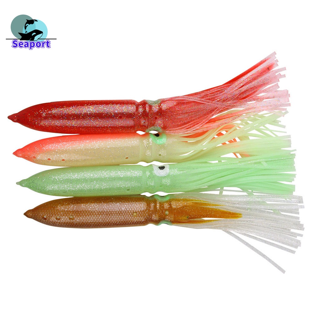 Mồi Câu Cá Hình Bạch Tuộc Kích Thước 11.8inch 55g 30cm