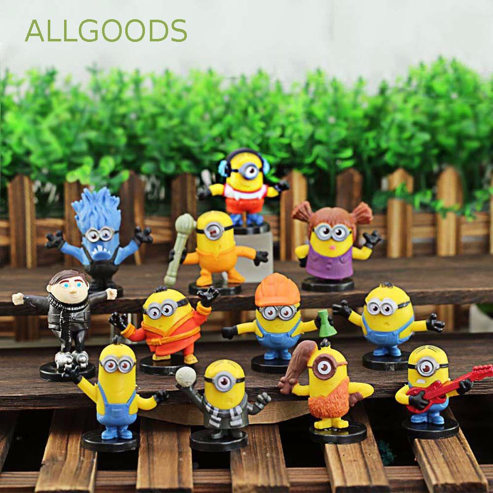 Mô Hình Đồ Chơi Minions Bằng Nhựa PVC Dễ Thương Dùng Trang Trí Bàn Làm Việc