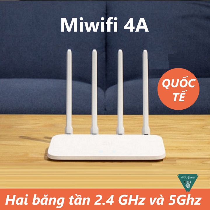 [QUỐC TẾ/NỘI ĐỊA] Bộ Phát Wifi Xiaomi Router Gen 4A - ROUTER XIAOMI MIWIFI 4A