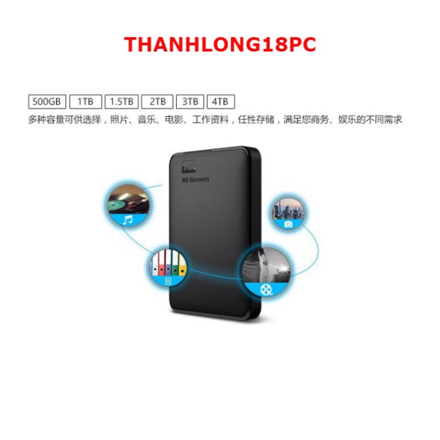 Hộp Đựng Ổ Cứng HDD Box WESTERN Chuẩn Sata 2.5 - Usb 3.0 | BigBuy360 - bigbuy360.vn