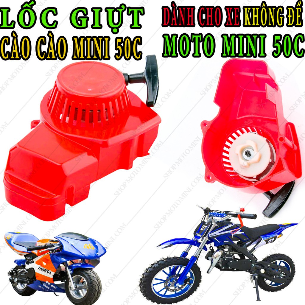 Lốc nắp giựt kéo xe cào cào mini 50cc | Phụ tùng FULL bộ cót moto 49cc