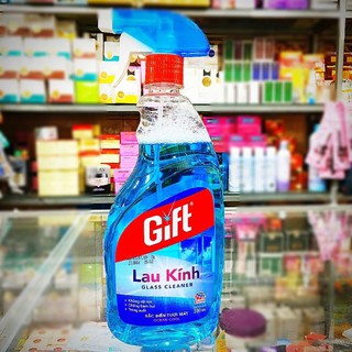 nước lau kính gift 580g sáng bóng kin kít