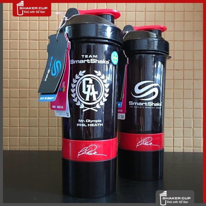 Bình đựng nước 3 ngăn Smart Shake Shaker Cup Signature Series