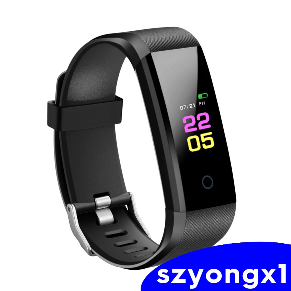 Best sale  115 Plus Smart Watch Bracelet Fitness Tracker Heart Rate Monitor