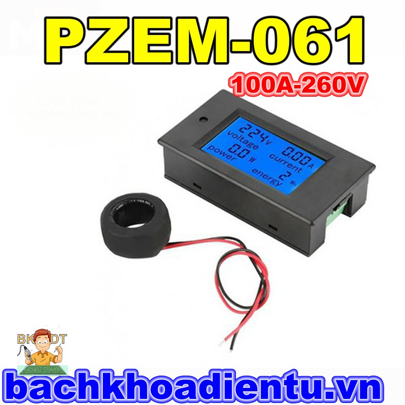 Đồng hồ đo điện AC PZEM-061.