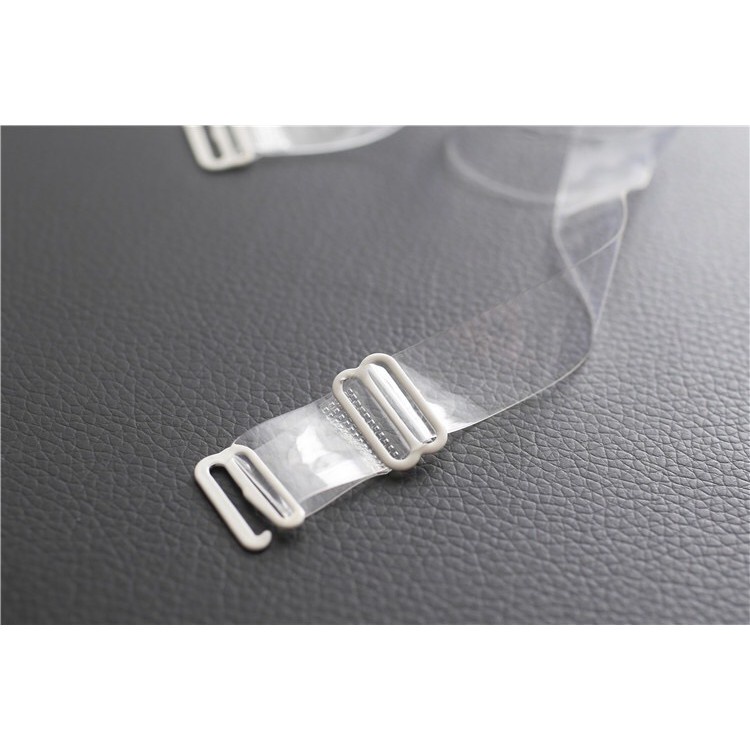 Dây áo trong suốt sợi dẹt Hàn quốc [1 đôi]