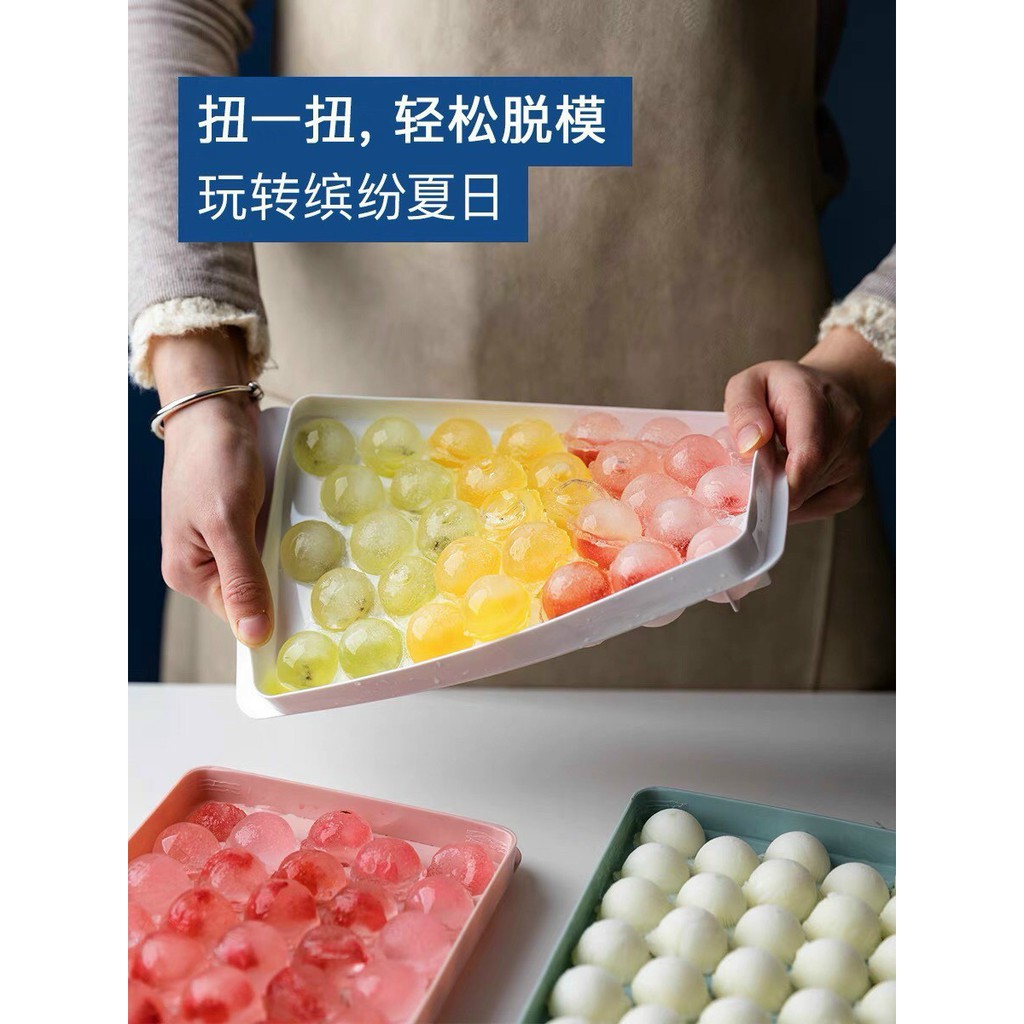 Set 2 Khay Làm Đá 33 Viên Có Nắp Đậy Rất Vệ Sinh | BigBuy360 - bigbuy360.vn