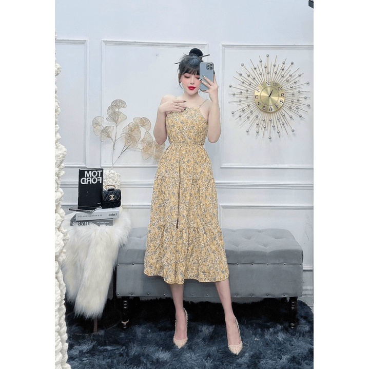 [HCM] Đầm maxi hoa đi biển cho mùa hè thời trang trẻ trung hot hit cho các nàng KME FASHION