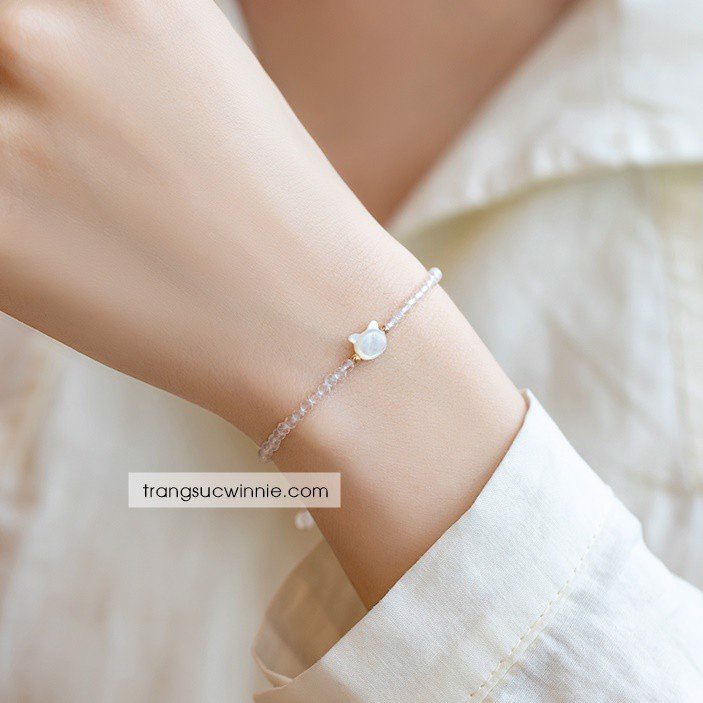 Lắc tay nữ Mèo trắng