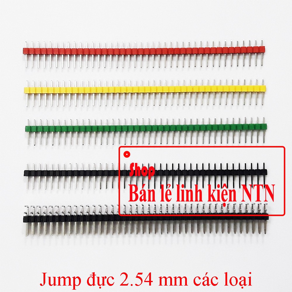 Jump đực 2.54mm các loại