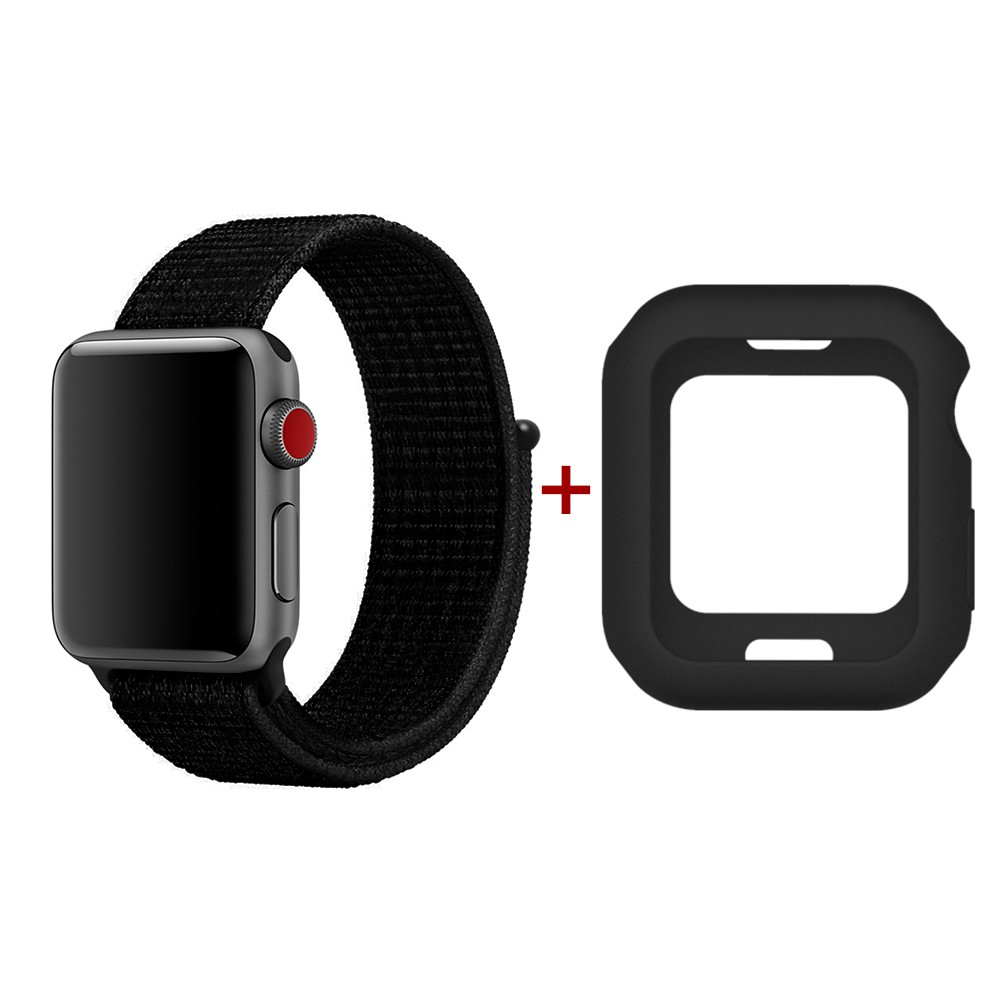 Dây Đeo Nylon Thể Thao Thoáng Khí Thay Thế Cho Đồng Hồ Thông Minh Apple Watch Series 1 / 2 / 3 / 4 / 5 44mm 42mm 40mm 38mm