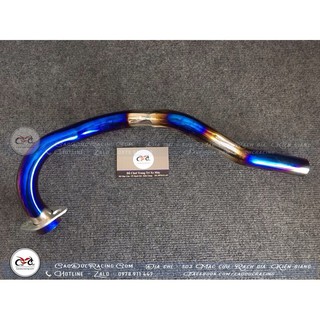 Cổ pô titan - lắp cho pô zin ex150