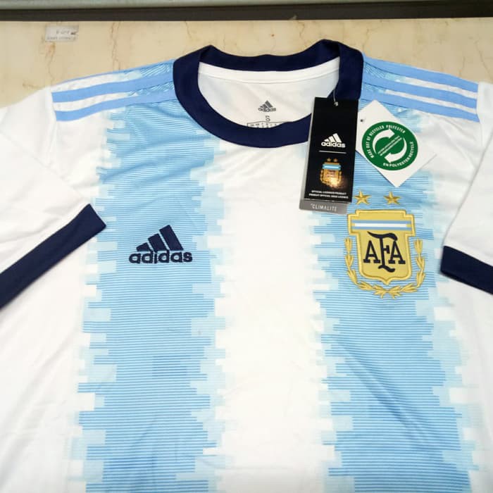 Áo Thun Thể Thao Đội Tuyển Argentina Home Copa America 2019 / 2020 Grade Ori (Hàng Có Sẵn) Size Lớn Xxl 2xl