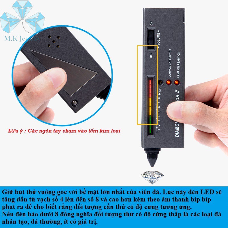 BÚT THỬ KIM CƯƠNG, ĐÁ QUÝ  - BÚT THỬ ĐỘ CỨNG - HÀNG CHÍNH HÃNG CÓ BẢO HÀNH