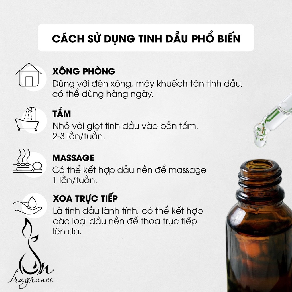 Tinh dầu Bạch Đàn Chanh nguyên chất - Lọ 10 ml | Kiểm nghiệm GC-MS và COA chuẩn USDA